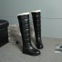 Lange Winterstiefel für Damen J1813 schwarz