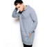 Langes Herren-Sweatshirt F37 grau