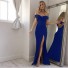 Langes Partykleid für Damen blau