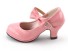 Lány alkalmi cipő A1437 hevederrel rózsaszín