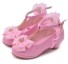 Lány alkalmi cipő A1438 hevederrel rózsaszín