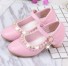 Lány alkalmi cipő gyöngyökkel rózsaszín