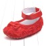 Lány balerina cipő övvel piros