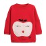 Lány pulóver L562 piros