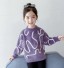 Lány pulóver L636 lila
