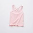 Lány ujjatlan póló B1598 világos rózsaszín