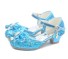 Lányok csillogó alkalmi cipő kék