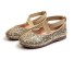 Lányok csillogó balerina cipő A776 arany