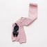 Lányok kötött leggings T2471 rózsaszín