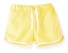 Lányok sport rövidnadrág J3138 sárga