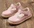 Lányos lakkozott cipő A83 rózsaszín