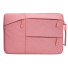 Laptop táska, 14&quot;-től 15,4&quot;-ig terjedő méretű laptopokhoz, oldalzsebekkel rózsaszín
