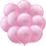 Latex születésnapi lufi 10 db rózsaszín