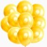 Latexové narozeninové balónky 10 ks žlutá