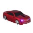 LED bezdrôtová myš Auto červená