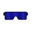 LED brýle s animacemi modrá