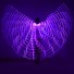 LED křídla na břišní tance fialová