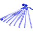 LED-Regentropfenleuchte 50 cm, 8 Röhren, 240 LEDs, 220 V blau