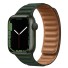 Lederarmband für Apple Watch 38 mm / 40 mm / 41 mm armeegrün