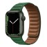 Lederarmband für Apple Watch 38 mm / 40 mm / 41 mm dunkelgrün