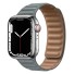 Lederarmband für Apple Watch 38 mm / 40 mm / 41 mm grau