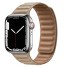 Lederarmband für Apple Watch 38 mm / 40 mm / 41 mm khaki