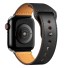 Lederarmband für Apple Watch 38 mm / 40 mm / 41 mm T860 schwarz