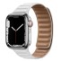 Lederarmband für Apple Watch 38 mm / 40 mm / 41 mm weiß