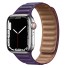 Lederarmband für Apple Watch 42 mm / 44 mm / 45 mm lila