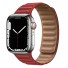 Lederarmband für Apple Watch 42 mm / 44 mm / 45 mm rot