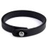 Lederarmband H658 schwarz