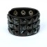 Lederarmband mit Pyramiden 6