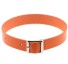 Lederhalsband-ähnlicher Gürtel mit Schnalle J3501 orange