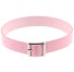 Lederhalsband-ähnlicher Gürtel mit Schnalle J3501 rosa