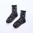 Leopardensocken für Damen schwarz