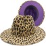 Leopárdmintás kalap A2246 lila