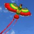 Létající drak ve tvaru papouška J1973 červená