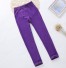 Letné dievčenské skinny džínsy J2913 fialová
