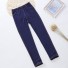 Letné dievčenské skinny džínsy J2913 tmavo modrá