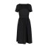 Letné šaty s odhaleným chrbátom A1462 čierna