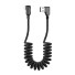 Lightning / USB-C cablu de date USB spiralat 1