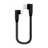 Lomený datový kabel USB / USB-C K568 černá