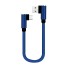 Lomený dátový kábel USB / USB-C K568 modrá