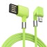 Lomený kabel USB na Micro USB / USB-C 2