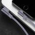 Lomený nabíjací kábel pre Apple Lightning na USB sivá