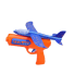 Lövöldözős repülőgép pisztollyal habszivacs repülőgép kilövővel, műanyag pisztollyal gyerekeknek, szabadtéri játék, 24 cm narancs