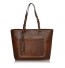 Luksusowa torebka damska J2555 brązowy