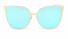 Luksusowe damskie okulary przeciwsłoneczne niebieski