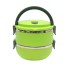 Lunch box cu două etaje C160 verde