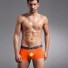 Lustige Herren-Boxershorts mit Küken orange